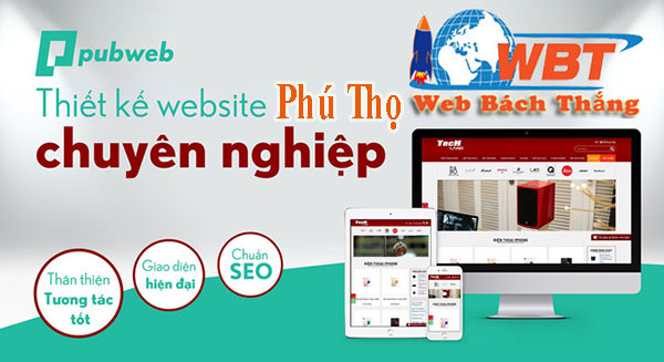 Thiết kế website tại Phú thọ chuyên nghiệp