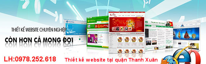 Thiết kế website tại quận thanh xuân