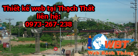 Thiết kế website tại thạch thất chuyên nghiệp giá rẻ