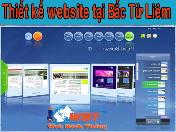 Thiết kế website tại Bắc Từ Liêm chuyên nghiệp