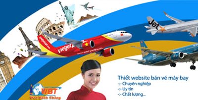thiết kế website bán vé máy bay