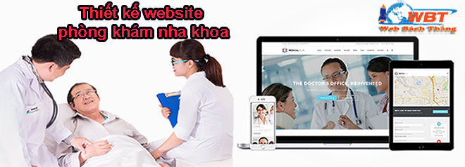 Thiết kế website nha khoa