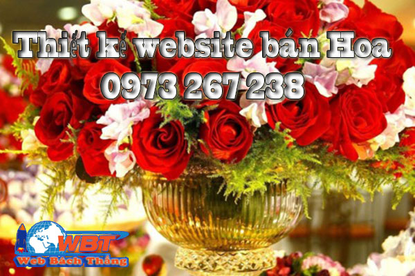 Thiết kế website bán hoa