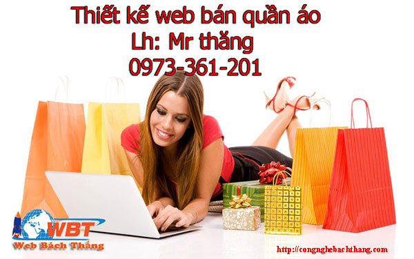 Thiết kế website bán quần áo giá rẻ CN BT