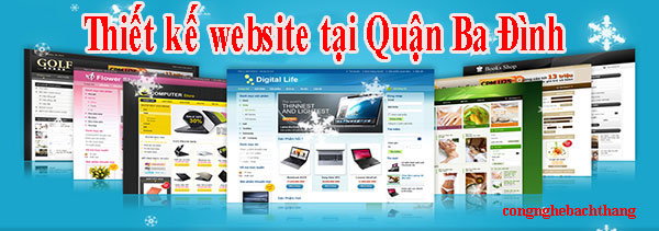 Thiết kế website tại Quận Ba Đình giá rẻ CN BT
