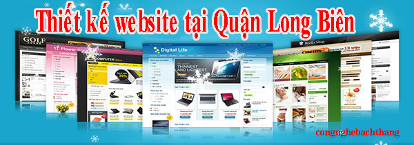 Thiết kế website tại Quận Long Biên giá rẻ CN BT
