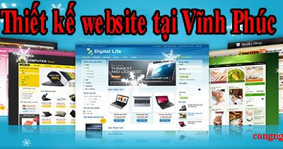 Thiết kế website tại Vĩnh Phúc giá rẻ CN BT