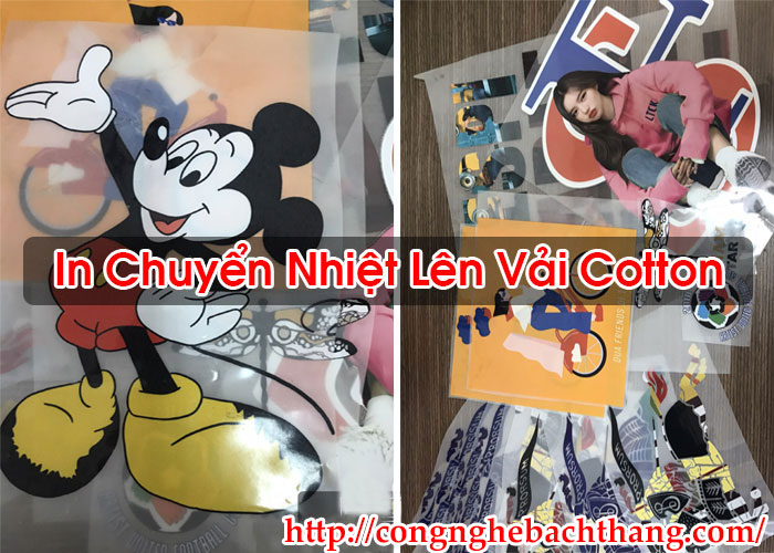 In Chuyển Nhiệt Lên Vải Cotton