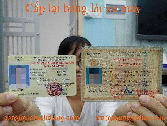 Cap Lai Bang Lai Xe May
