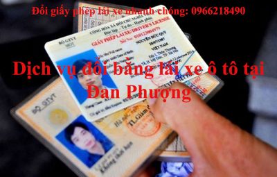 Doi Giay Phep Lai Xe Tai Dan Phuong
